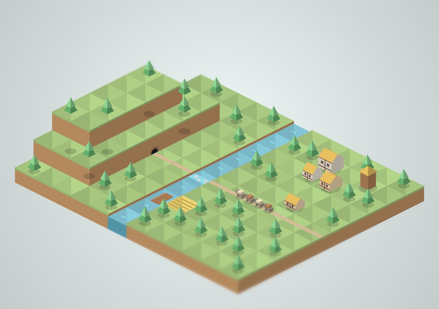 Age I, 800 to 1000: trails