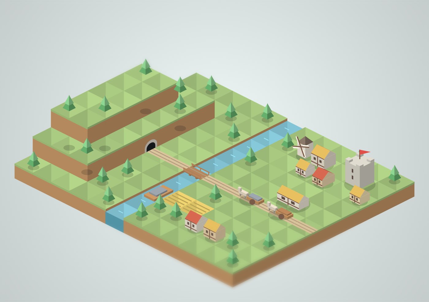 Age II, 1000 to 1250: roads and rivers