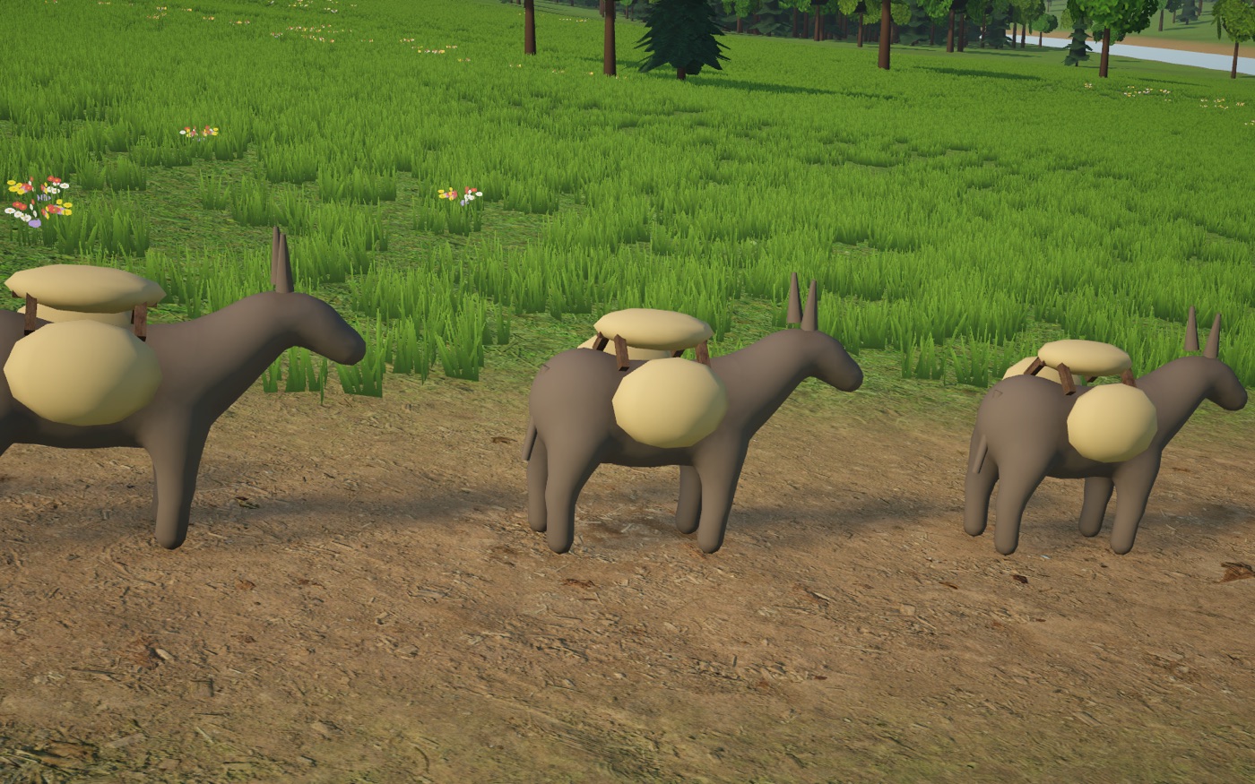 The donkey string